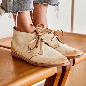 Beek Warbler Deconstructed Genuine Shearling Chukka Bootie